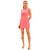 Vestido Curto Lança Perfume Canelado Pr25 Rosa Feminino - Imagem 1
