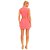 Vestido Curto Lança Perfume Canelado Pr25 Rosa Feminino - Imagem 2