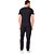 Camiseta Colcci Slim Básica Bordada Pr25 Preto Masculino - Imagem 4