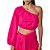 Blusa Colcci Bordada Pr25 Rosa Deep Pink Feminino - Imagem 1