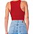 Regata Canelada Colcci Slim Pr25 Vermelho Feminino - Imagem 2