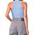 Regata Canelada Colcci Slim Pr25 Azul Feminino - Imagem 2