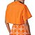 Camiseta Colcci Cropped Pr25 Laranja Salmona Feminino - Imagem 2