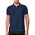 Camisa Polo Colcci 2 Lines Pr25 Azul Darkness Masculino - Imagem 1