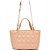 Bolsa Tote Lança Perfume Matelasse Pr25 Bege Feminino - Imagem 2