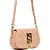 Bolsa Crossbody Lança Perfume Matelase Pr25 Bege Feminino - Imagem 1