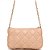 Bolsa Crossbody Lança Perfume Matelasse Pr25 Bege Feminino - Imagem 2