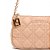 Bolsa Crossbody Lança Perfume Matelasse Pr25 Bege Feminino - Imagem 4