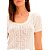 Blusa Lança Perfume Tricot Signature Pr25 Off White Feminino - Imagem 3