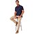 Camisa Polo Dudalina Friso In24 Marinho Masculino - Imagem 4