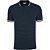 Camisa Polo Individual Listrada Slim In24 Marinho Masculino - Imagem 1