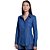 Camisa Jeans Dudalina Slim In24 Azul Escuro Feminino - Imagem 1