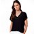 Blusa Dudalina Shine Decote V In24 Preto Feminino - Imagem 3