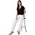 Blusa Dudalina Shine Decote V In24 Preto Feminino - Imagem 4