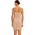 Vestido Curto Easy Lança Perfume Alça Pr25 Bege Feminino - Imagem 2