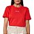 Camiseta Colcci Relevo Pr25 Vermelho Life Feminino - Imagem 1