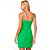 Vestido Curto Acostamento Fashion Pr25 Verde Feminino - Imagem 2