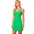 Vestido Curto Acostamento Fashion Pr25 Verde Feminino - Imagem 1