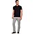 Camisa Polo Aramis 4 Frisos Ve25 Preto e Cinza Masculino - Imagem 4