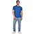 Camisa Polo Aramis 4 Frisos Ve25 Azul e Marinho Masculino - Imagem 4