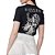 Camiseta Colcci Fishes Pr25 Preto Feminino - Imagem 2