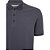 Camisa Polo Individual Slim In24 Cinza Escuro Masculino - Imagem 3
