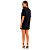Vestido Lança Perfume T-Dress Aplicação Pr25 Preto Feminino - Imagem 2