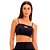 Top Cropped Lança Perfume Reto Pr25 Preto Feminino - Imagem 1