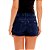 Short Jeans Lança Perfume Hot Pants SH Pr25 Azul Feminino - Imagem 2
