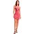 Vestido Curto Lança Perfume Recortes Pr25 Rosa Feminino - Imagem 1