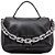 Bolsa Shoulder Colcci Relevo Pr25 Preto Feminino - Imagem 1
