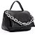 Bolsa Shoulder Colcci Relevo Pr25 Preto Feminino - Imagem 2