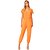 Macacão Acostamento Fashion Pr25 Laranja Feminino - Imagem 1