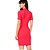 Vestido Acostamento Fashion Pr25 Rosa Feminino - Imagem 2