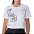 Camiseta Colcci Flower Pr25 Branco Feminino - Imagem 1