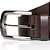 Cinto Couro Acostamento Classic Pr25 Marrom Café Masculino - Imagem 2