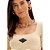 Vestido Canelado Easy Lança Perfume Curto Pr25 Bege Feminino - Imagem 4