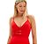 Vestido Curto Easy Lança Perfume V Pr25 Vermelho Feminino - Imagem 4