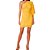 Vestido Colcci Paetê Loose Pr25 Amarelo Cornish Feminino - Imagem 1