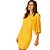 Vestido Colcci Paetê Loose Pr25 Amarelo Cornish Feminino - Imagem 3