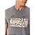 Camiseta Acostamento Fine Letter Pr25 Cinza Masculino - Imagem 3