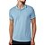Camisa Polo Colcci 3 Lines Pr25 Azul Dusk Masculino - Imagem 1