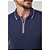 Camisa Polo Colcci Zip Pr25 Azul Darkness Masculino - Imagem 3