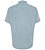 Camisa Dudalina Comfort Fit Slub In24 Azul Masculino - Imagem 2