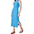 Vestido Canelado Colcci Pr25 Azul Atomic Blue Feminino - Imagem 1