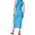 Vestido Canelado Colcci Pr25 Azul Atomic Blue Feminino - Imagem 2