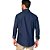 Camisa Jeans Acostamento Slim In24 Azul Escuro Masculino - Imagem 2