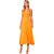 Vestido Acostamento Fashion Sun Pr25 Laranja Feminino - Imagem 1