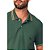 Camisa Polo Acostamento Elastane In24 Verde Escuro Masculino - Imagem 3