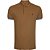 Camisa Polo Dudalina Punhos In24 Marrom Claro Masculino - Imagem 1